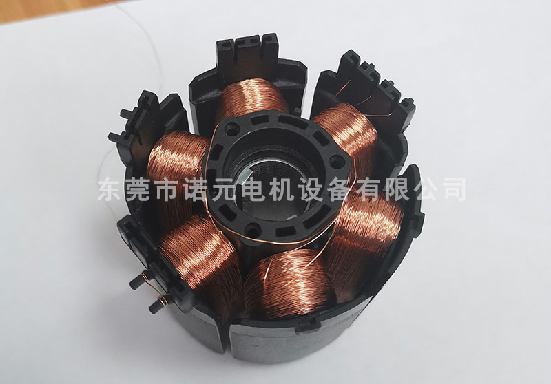 6槽無(wú)刷電機(jī)定子 多匝 內(nèi)繞機(jī)繞制